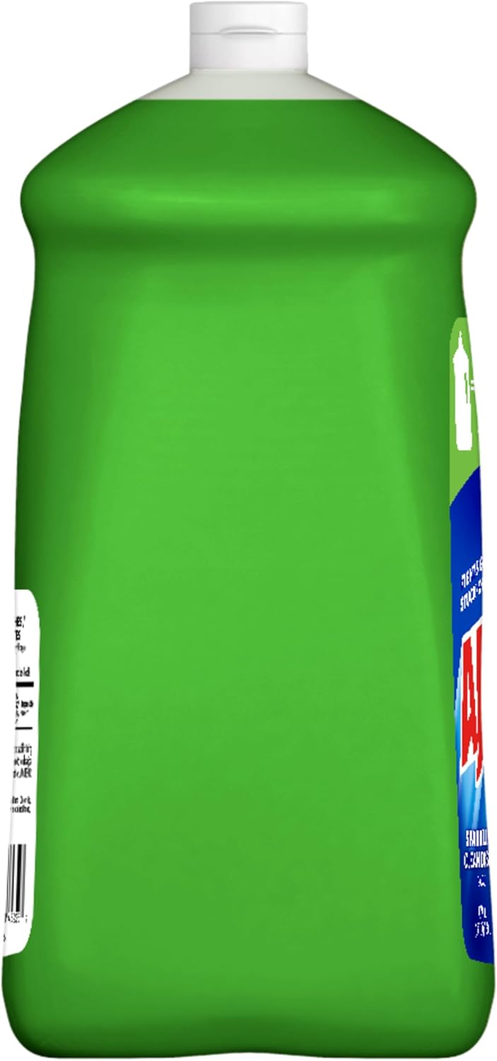 Ultra Liquid Dish Soap Vinegar and Lime Scent, Sparkling Clean Dishes, 90 Fl Oz Bottle