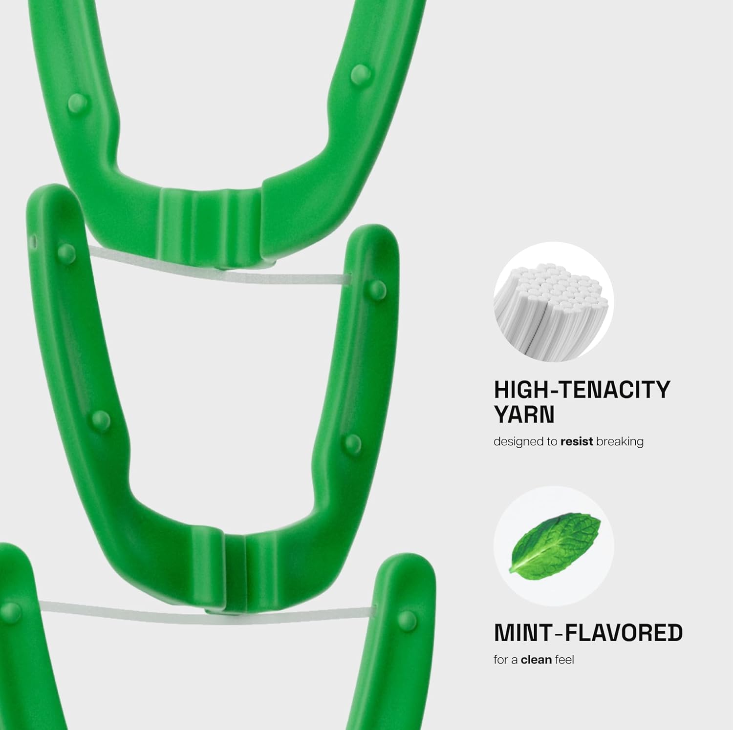 Ultraclean Access Flosser Refill Heads, Mint, Plaque Remover for Teeth, Shred Resistant, for Hard to  Areas, Oral Care, PFAS Free, for Adults & Kids, 1 Pack, 28 Count