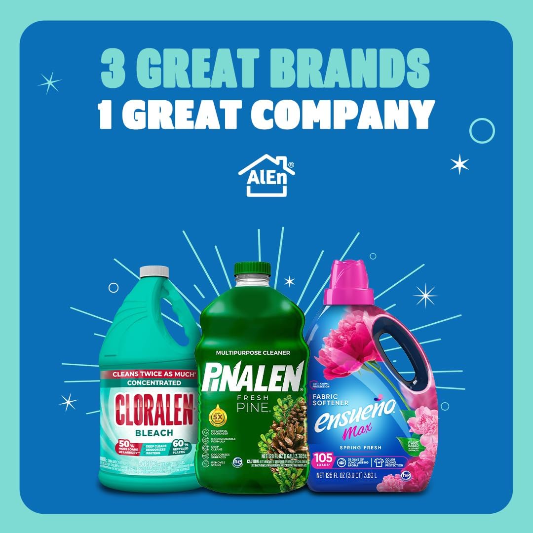 Max Liquid Fabric Softener - Spring Fresh Scent - 125 Fl Oz - Color-Safe Fabric Softener Liquid - Softens 123 Loads - Reduces Wrinkles & Static