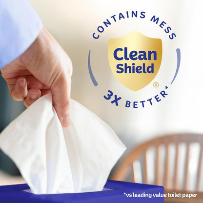 Ultra Soft Facial Tissues, 3 Flat Boxes, 120 Tissues per Box, 3-Ply (360 Total), Packaging May Vary