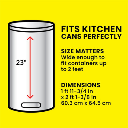 Forceflex Tall Kitchen Trash Bags, 13 Gallon, Fresh Clean, 80 Count (Package May Vary)