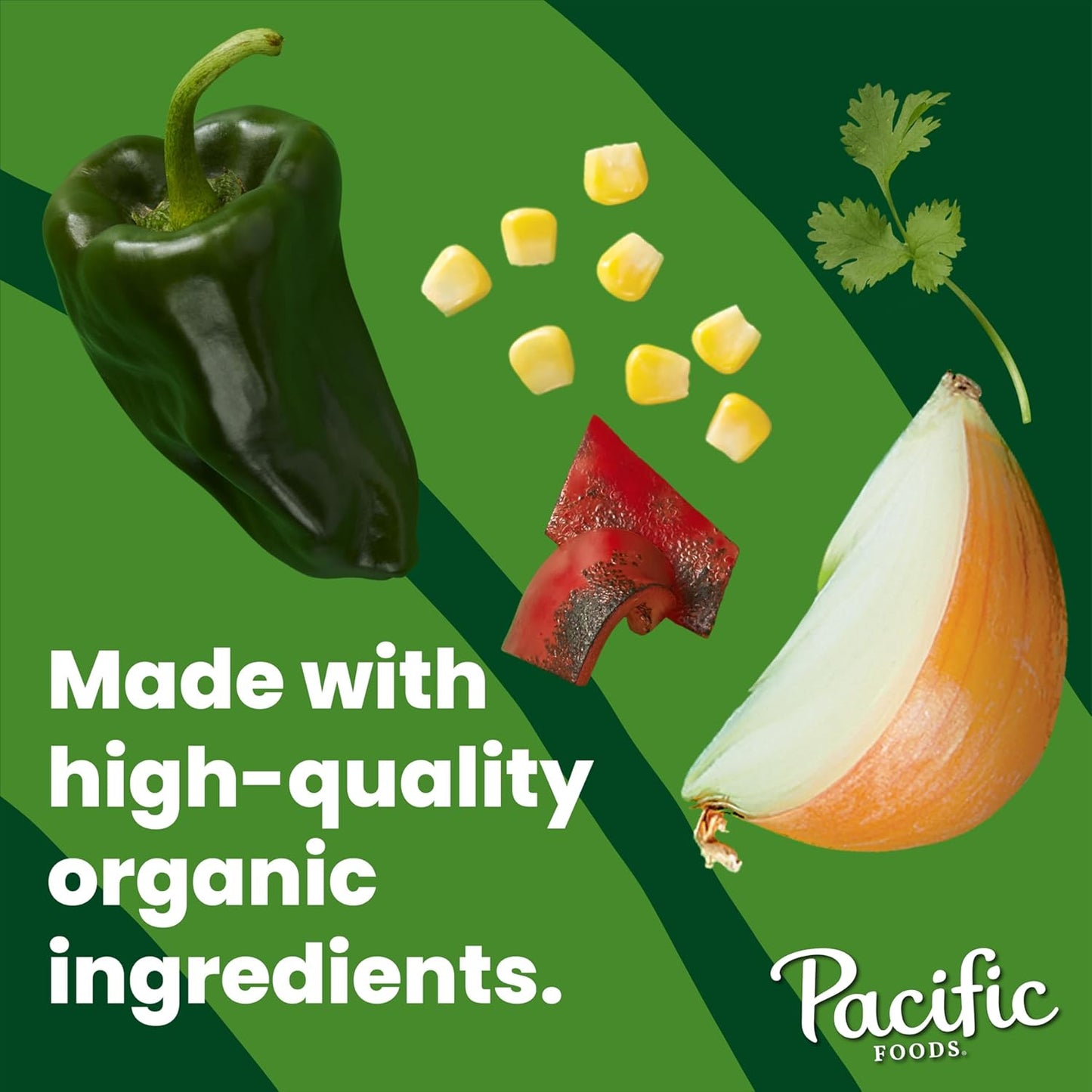 Organic Poblano Pepper and Corn Chowder, 16.3 Oz Can