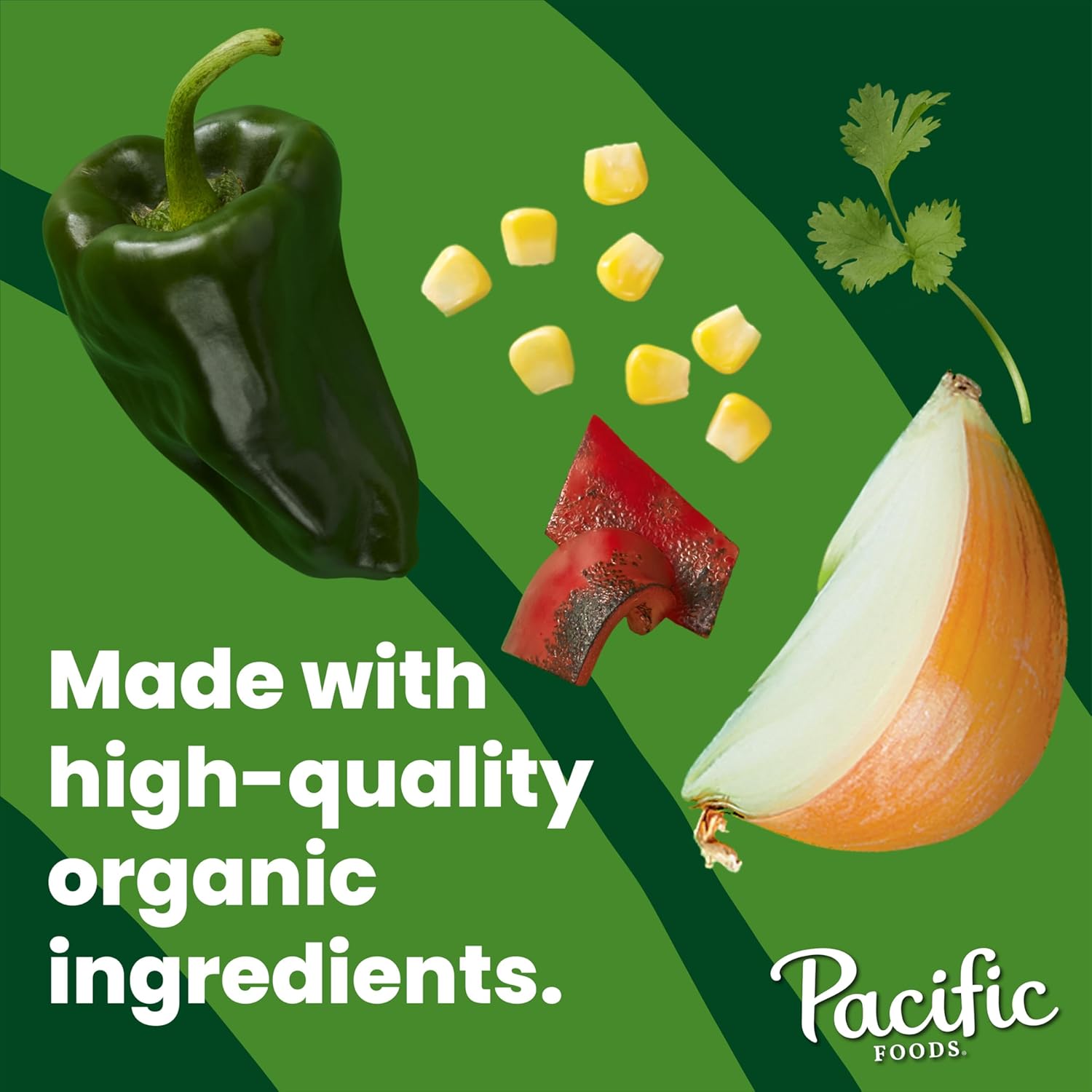 Organic Poblano Pepper and Corn Chowder, 16.3 Oz Can