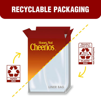 Honey Nut , Heart Healthy Gluten Free Breakfast Cereal with Whole Grain Oats, Large Size, 15.4 Oz