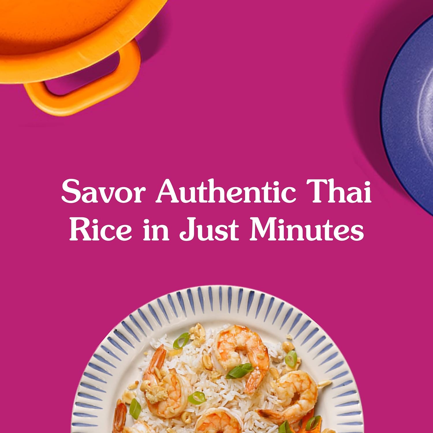 Ready Rice Jasmine Rice, Easy Dinner Side, 8.5 OZ Pouch (Pack of 6)