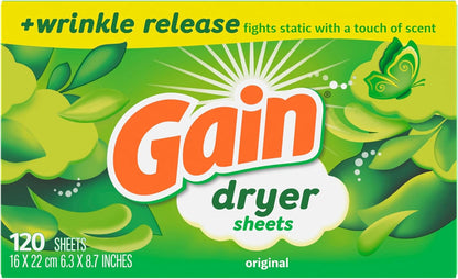 Original Dryer Sheets, 120 Count