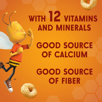 Honey Nut , Heart Healthy Gluten Free Breakfast Cereal with Whole Grain Oats, Large Size, 15.4 Oz