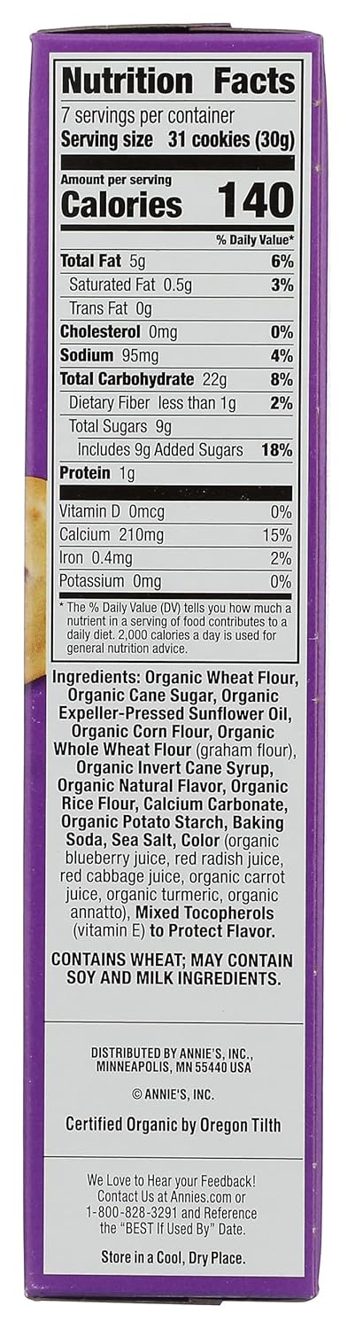 Annie'S Organic Birthday Cake Bunny Graham Kids Snacks, 7.5 Oz