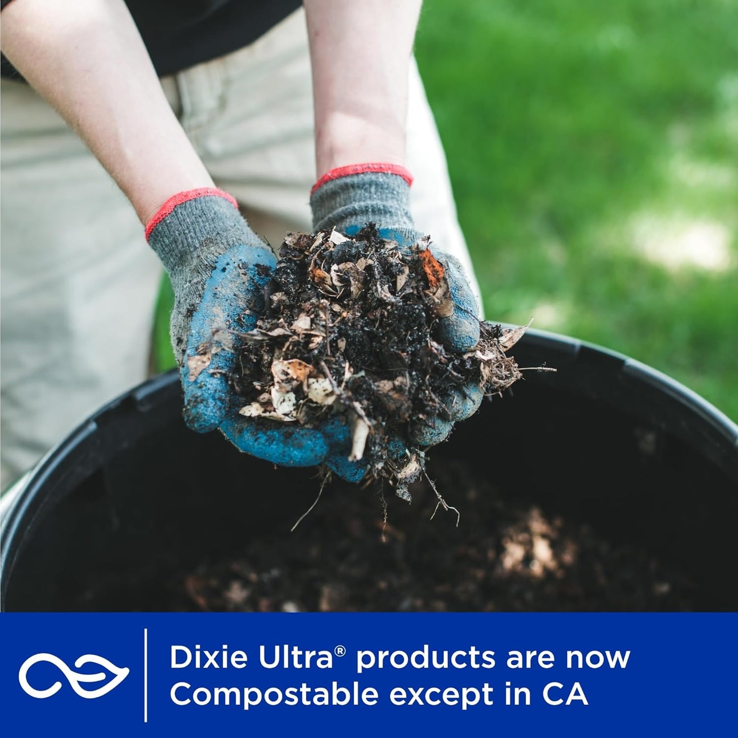 Ultra, Large Paper Plates, 10 Inch, 100 Count, 3X Stronger*, Heavy Duty, Microwave-Safe, Soak-Proof, Cut Resistant, Disposable Plates for Heavy, Messy Meals