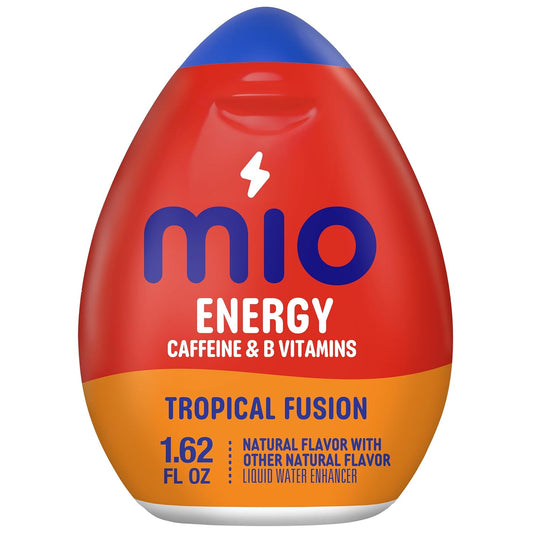 Energy Tropical Fusion Flavored with Other Natural Flavor Liquid Water Enhancer, 1.62 Fl Oz Bottle