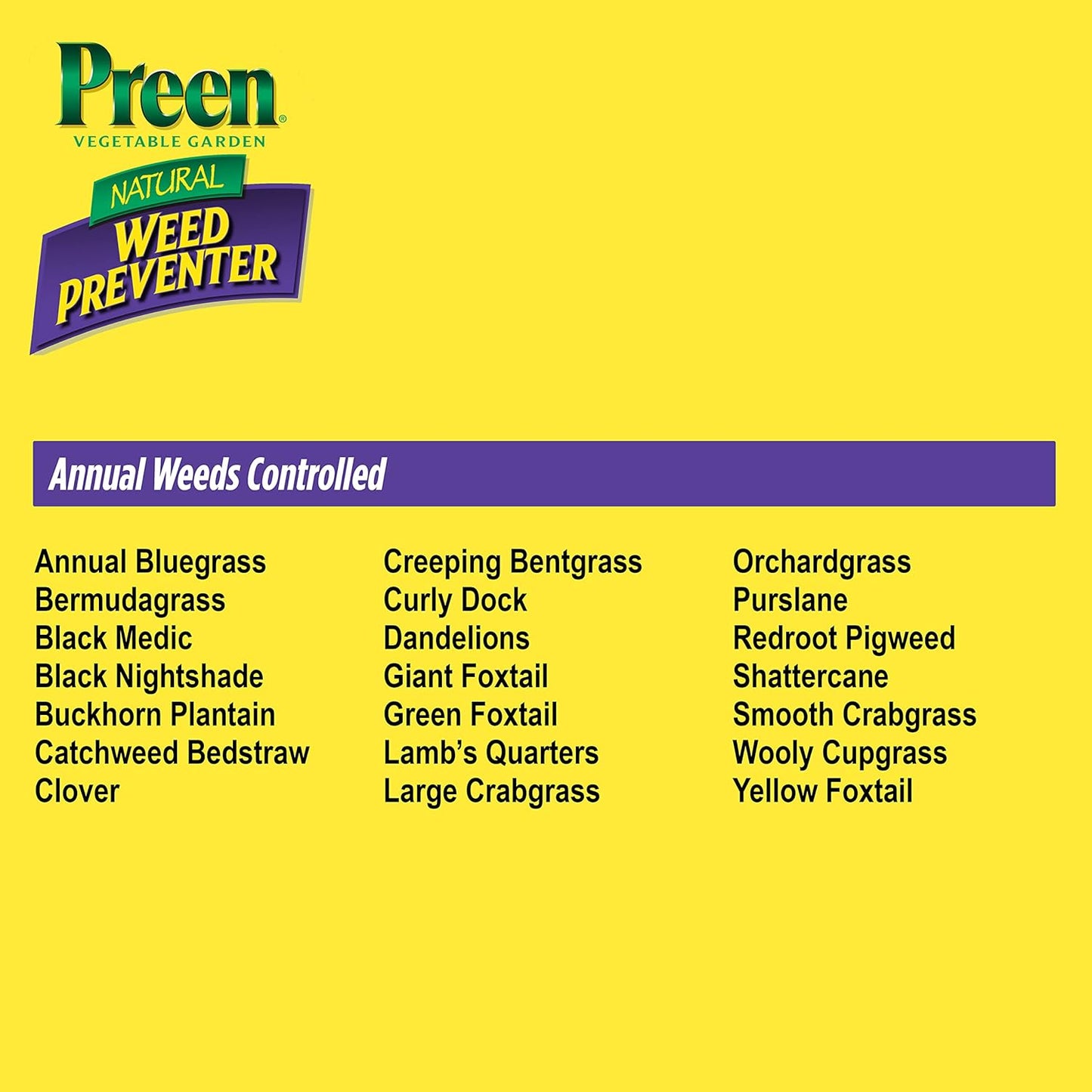 Natural Vegetable Garden Weed Preventer - 5 Lb. Bottle - Covers 250 Sq. Ft.