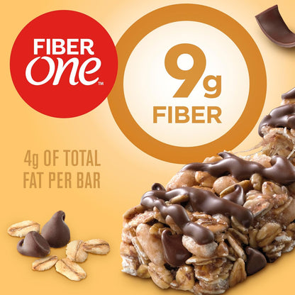 Chewy Bars, Oats and Chocolate, Fiber Snacks, Value Pack, 10 Ct, 14.1 Oz