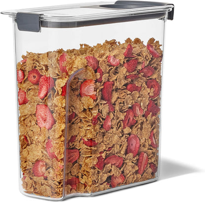 Brilliance Airtight Cereal Food Storage Container, Shatterproof, Bpa-Free and Dishwasher-Safe, 32Oz Capacity