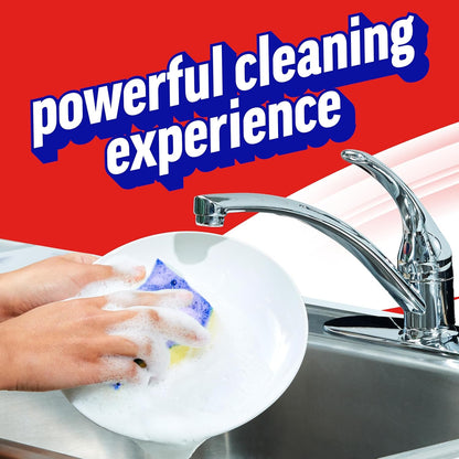 Ultra Liquid Dish Soap Vinegar and Lime Scent, Sparkling Clean Dishes, 90 Fl Oz Bottle