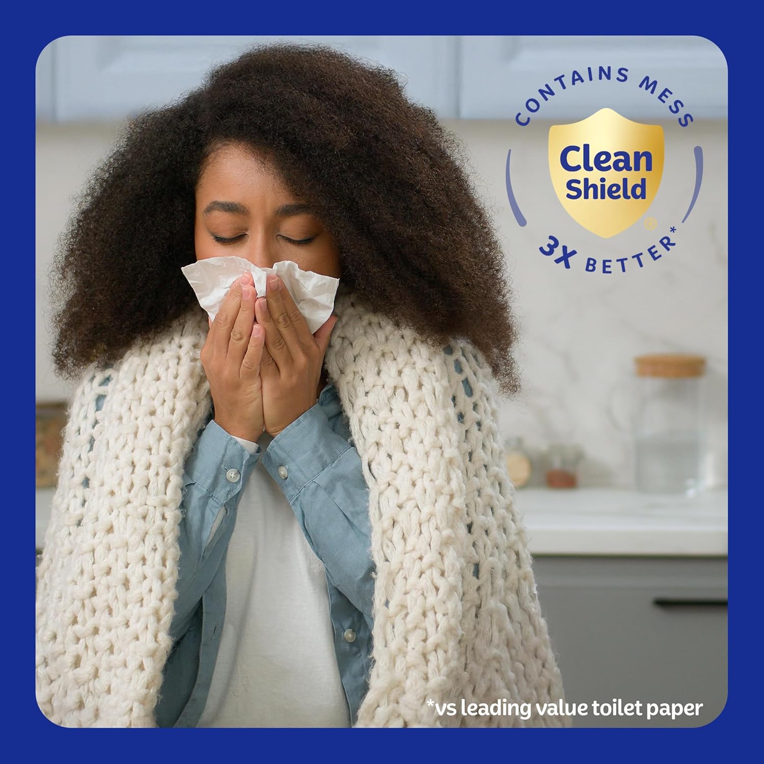 Ultra Soft Facial Tissues, 3 Flat Boxes, 120 Tissues per Box, 3-Ply (360 Total), Packaging May Vary