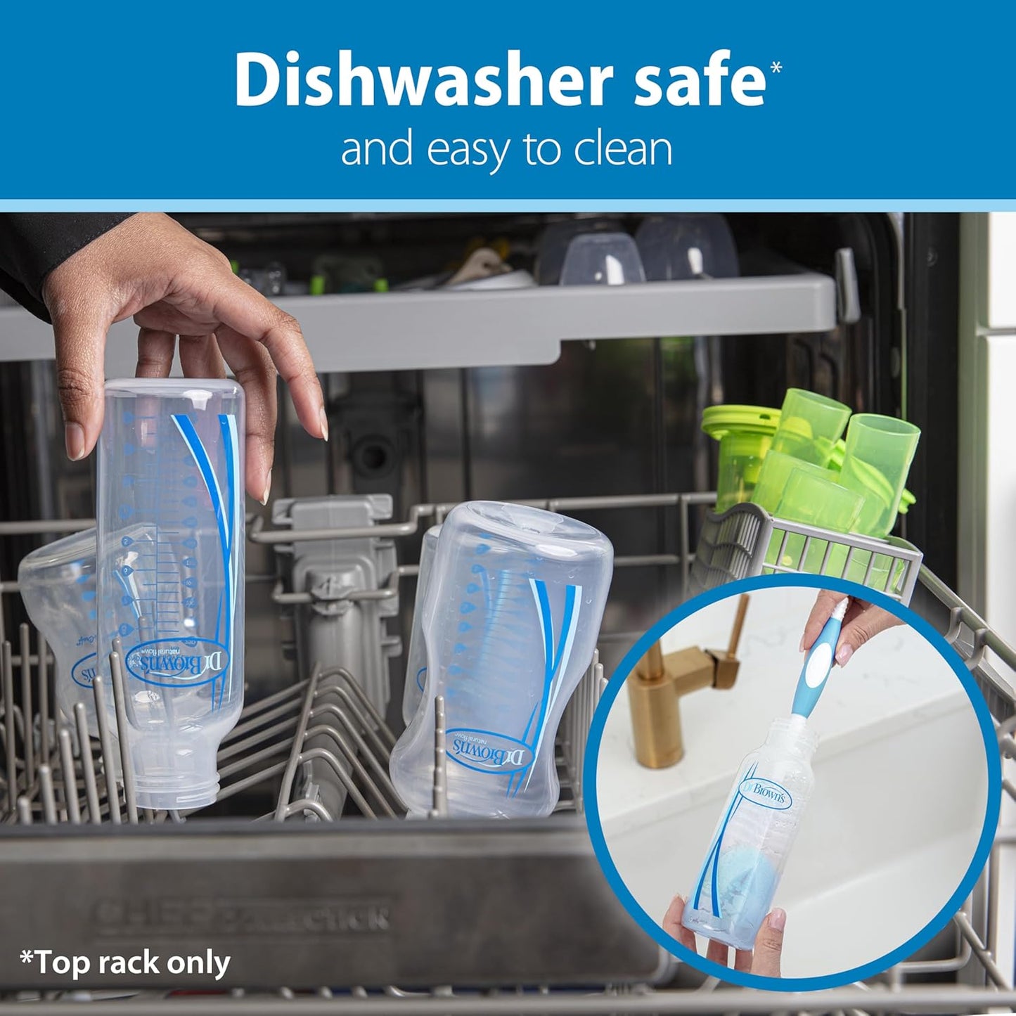 Natural Flow Anti-Colic Options+ Narrow Baby Bottle, Bear & Owl, 8 Oz/250 Ml, with Level 1 Slow Flow Nipple, BPA Free, 0M+, 2-Pack