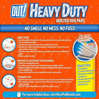 Petcare Puppy Pads XXL, Heavy Duty, Leak Proof Pee Pads for Dogs, Potty Training & Housebreaking, Puppy Essentials (26"X30", 30 Count)