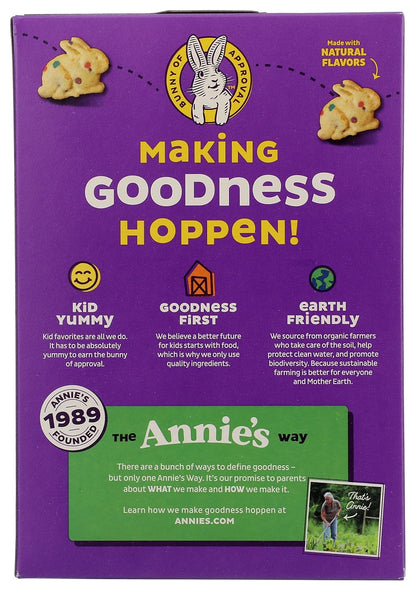 Annie'S Organic Birthday Cake Bunny Graham Kids Snacks, 7.5 Oz