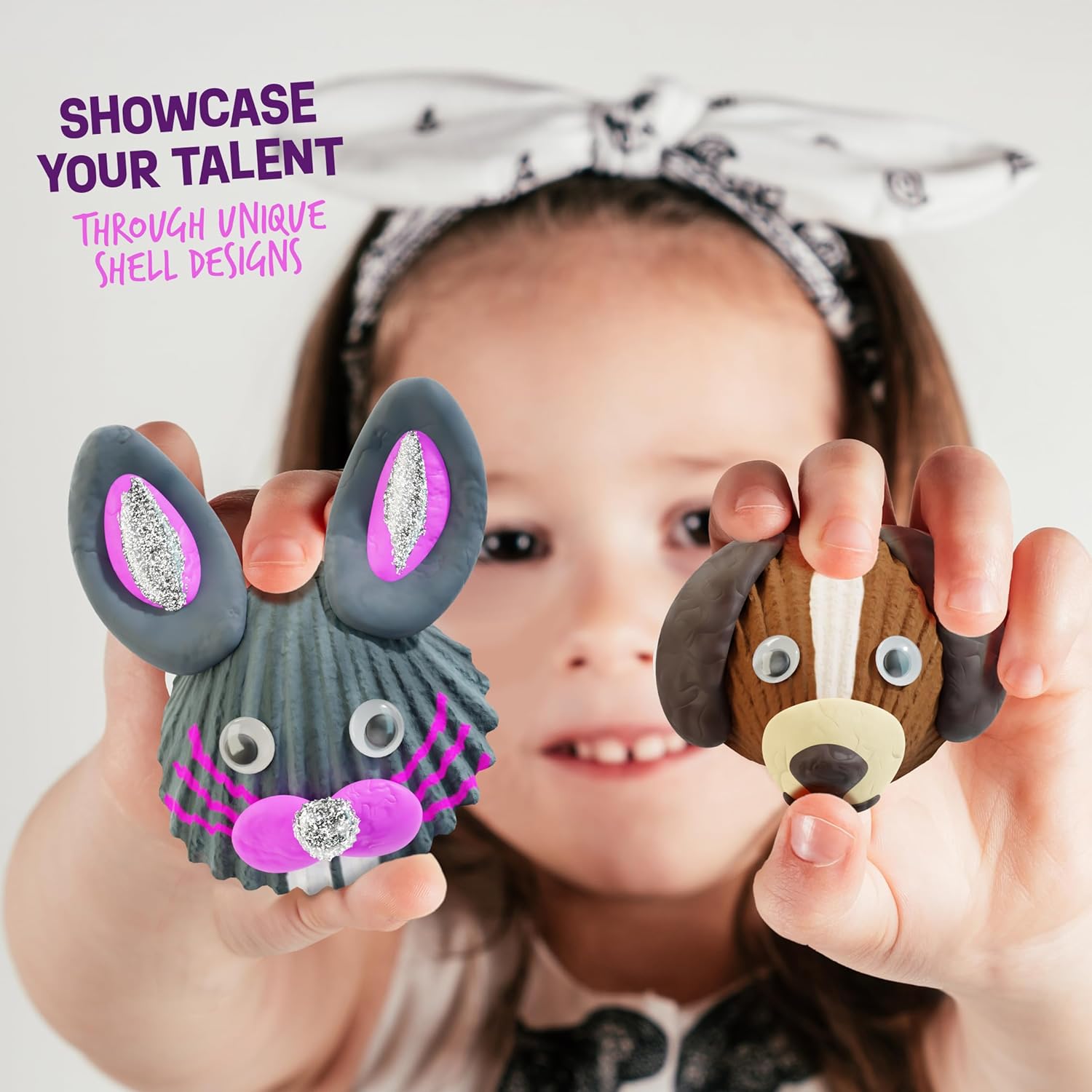 Kids Sea Shell Painting Kit - Arts & Crafts Gifts for Boys and Girls - Craft Activities Kits - Creative Art Activity Gift Toys for Age 6, 7, 8, 9, 10, 11 & 12 Year Old 8-12