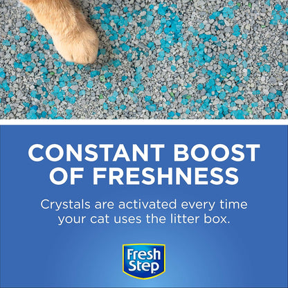 Cat Litter Crystals in Fresh Scent - Cat Litter Box Deodorizer - Combats Odors and Neutralizes Smells to Keep Your Home Clean, 15 Ounce