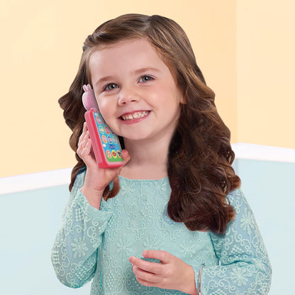 Peppa Pig Have a Chat Cell Phone, Toy Phone with Realistic Sounds and Light up Buttons, Kids Toys for Ages 3 up by