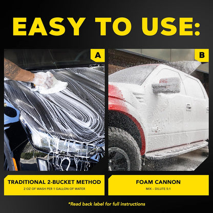 Gold Class Car Wash - Get Professional Results in a Foam Cannon or as a Bucket Wash - Get a Clean and Glossy Finish That'S Safe for All Paint Types - 64 Oz