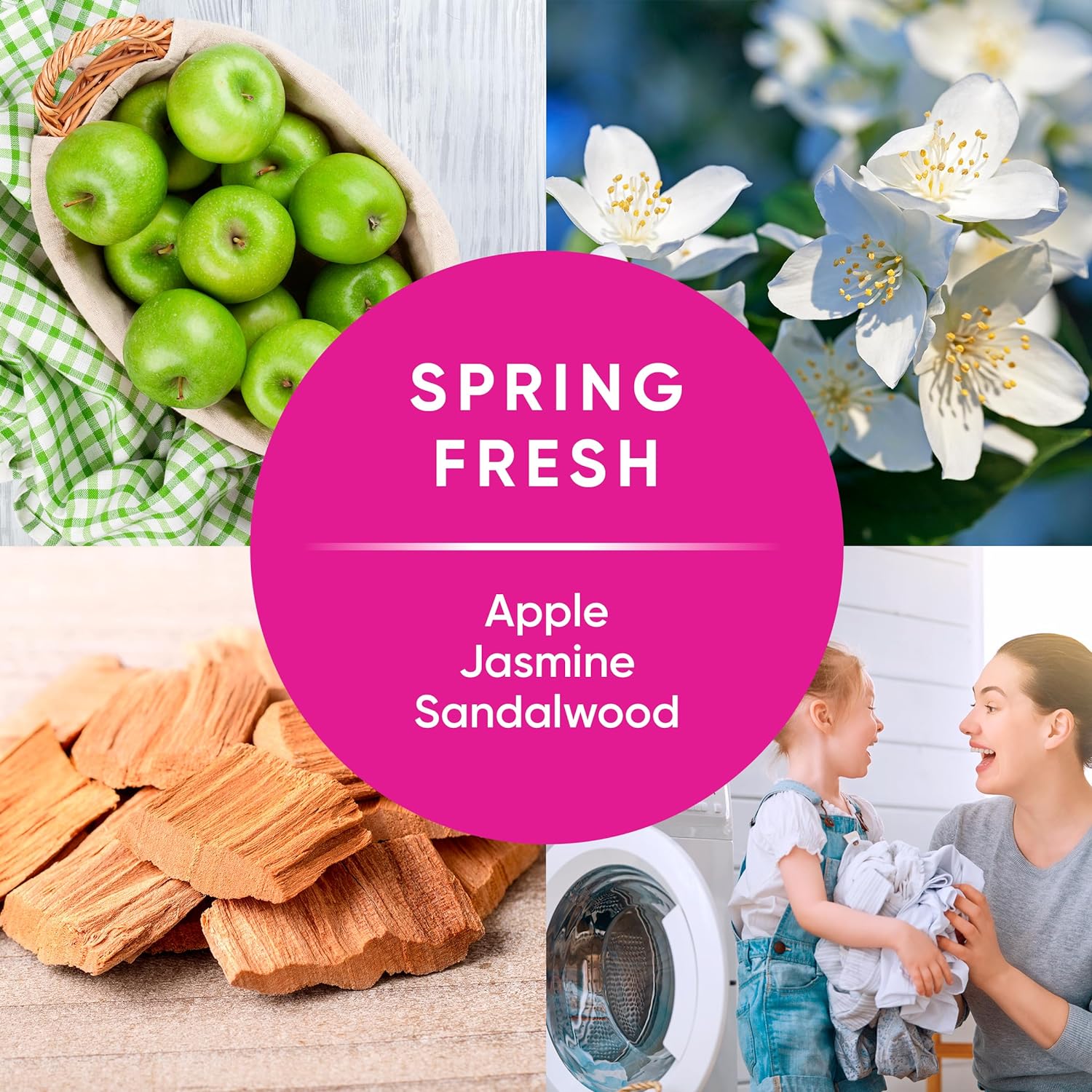 Max Liquid Fabric Softener - Spring Fresh Scent - 125 Fl Oz - Color-Safe Fabric Softener Liquid - Softens 123 Loads - Reduces Wrinkles & Static