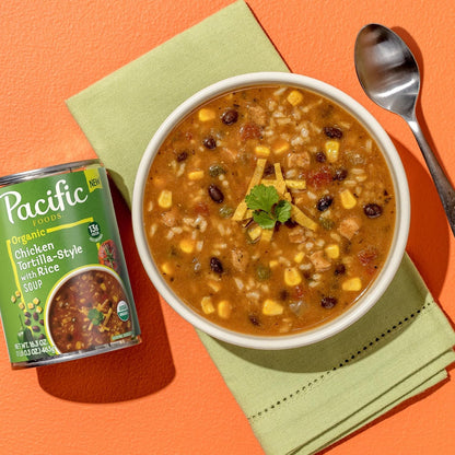 Organic Poblano Pepper and Corn Chowder, 16.3 Oz Can